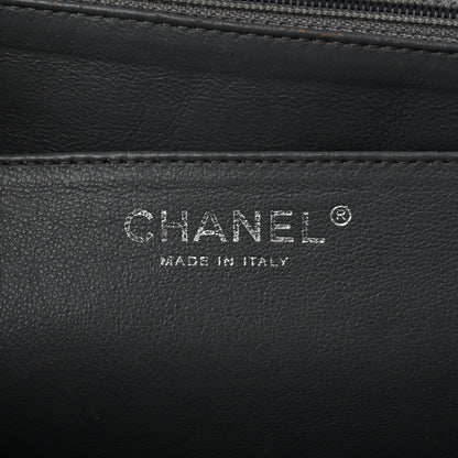 Chanel Patent Quilted Maxi Single Flap Grey 6 of 11