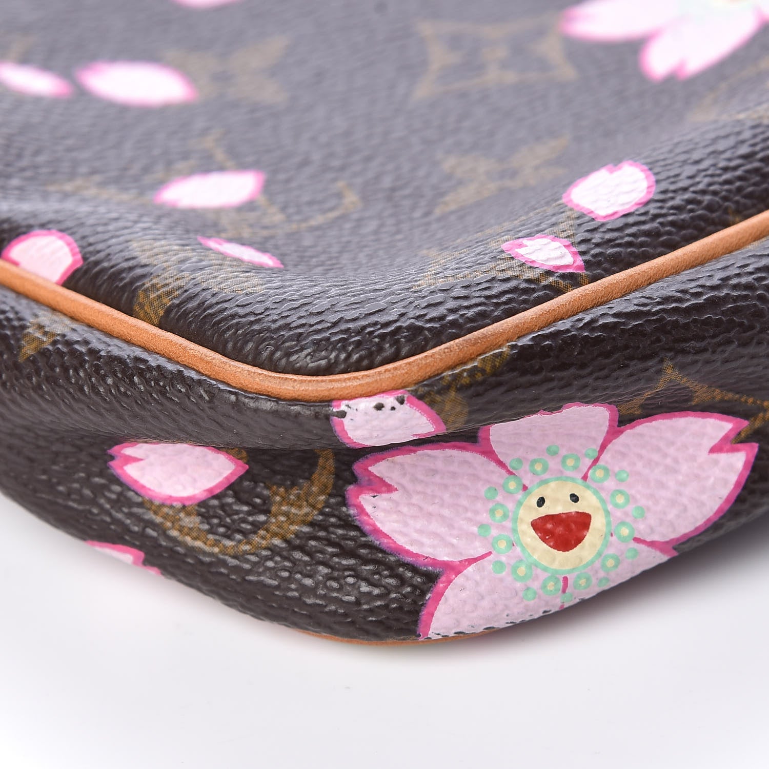 Louis Vuitton Monogram Cherry Blossom Pochette Accessories Brown 9 of 17