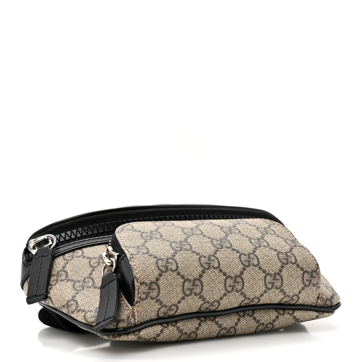 GG Supreme Monogram Belt Bag Black