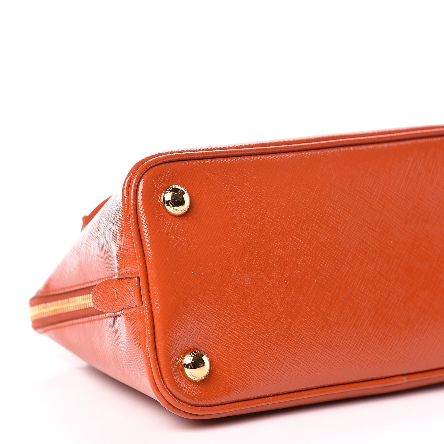 Saffiano Vernice Small Promenade Tote Arancio