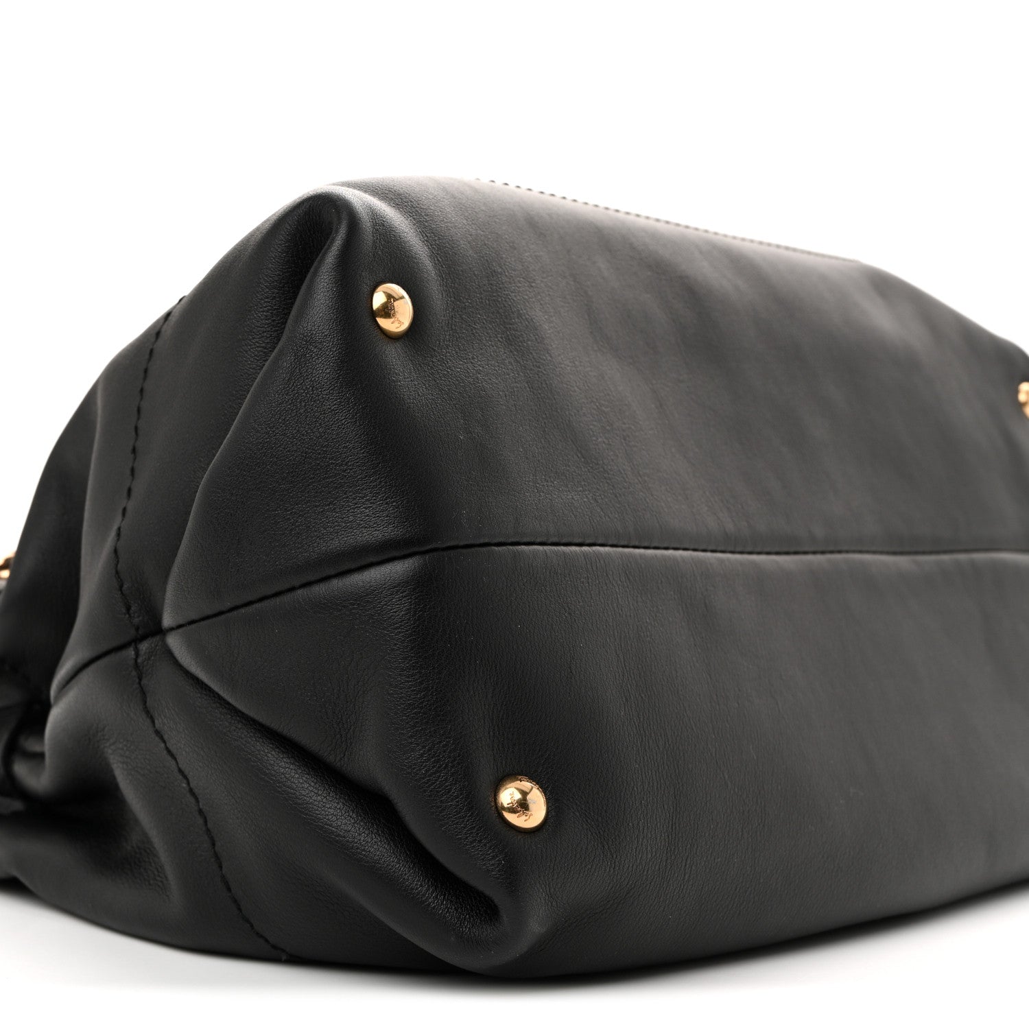 Salvatore Ferragamo Calfskin Gancini Tote Bag Black 9 of 10