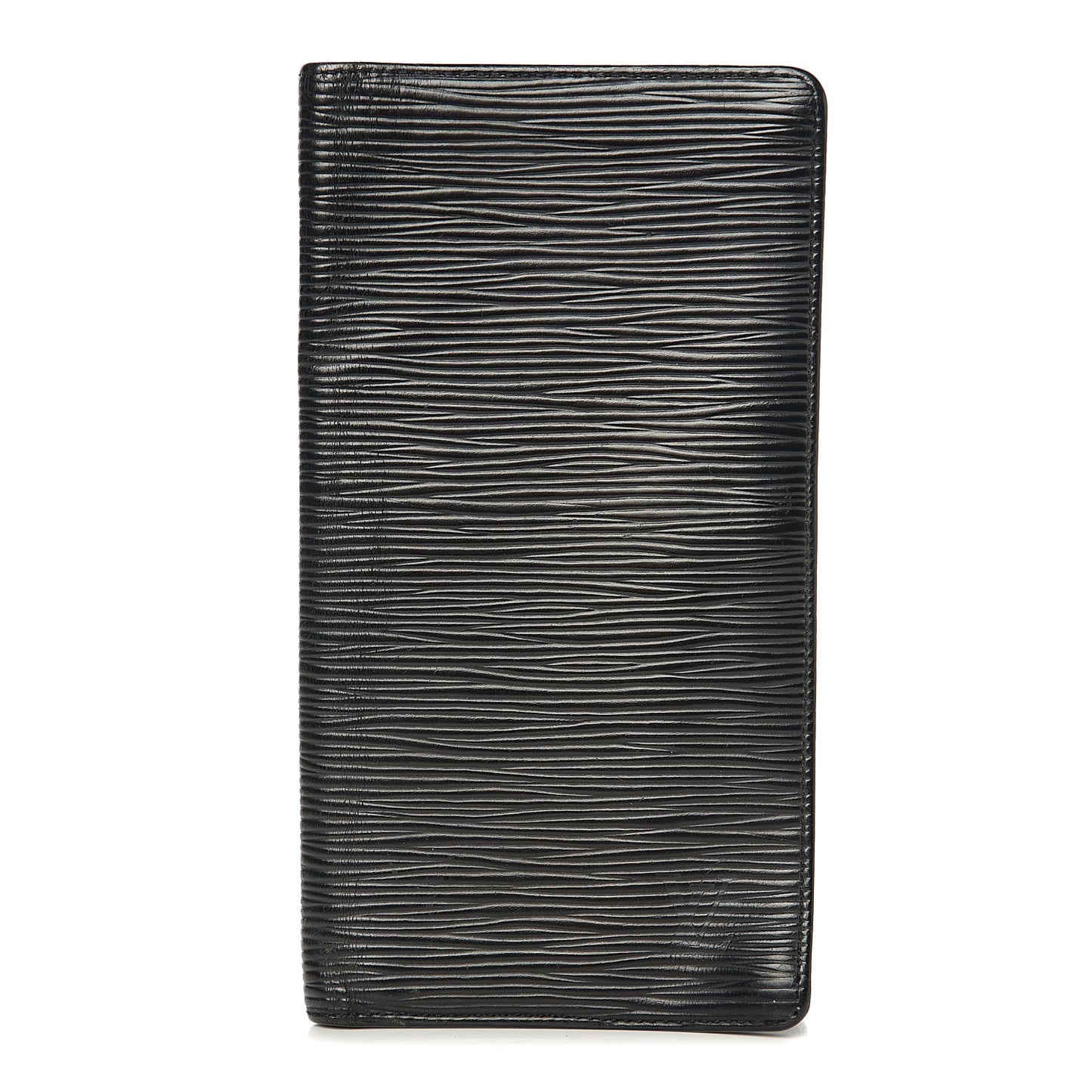 Epi Porte Valeurs Checkbook Wallet Black