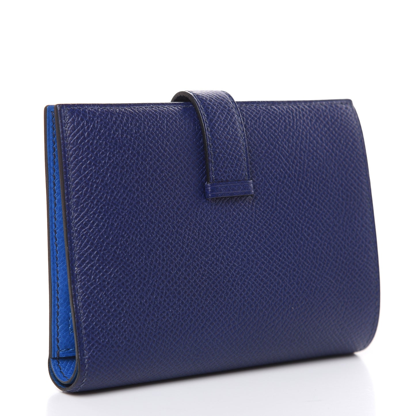 Epsom Bearn Compact Wallet Bleu Encre Zellige