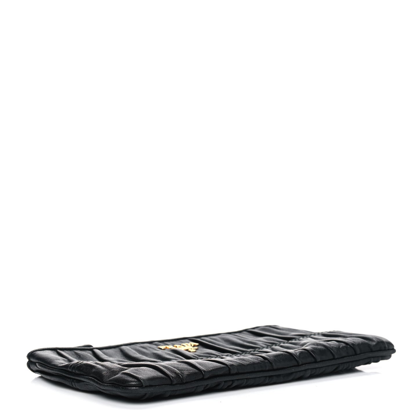 Nappa Gaufre Pouch Black