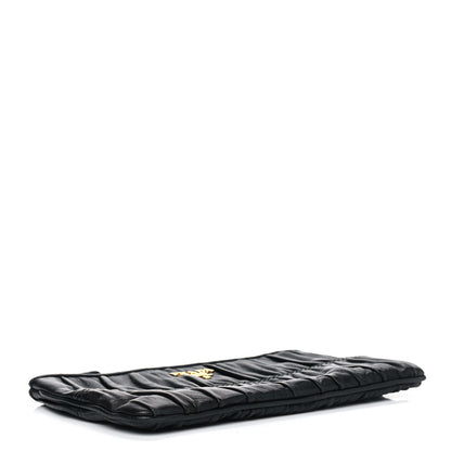 Prada Nappa Gaufre Pouch Black 3 of 7