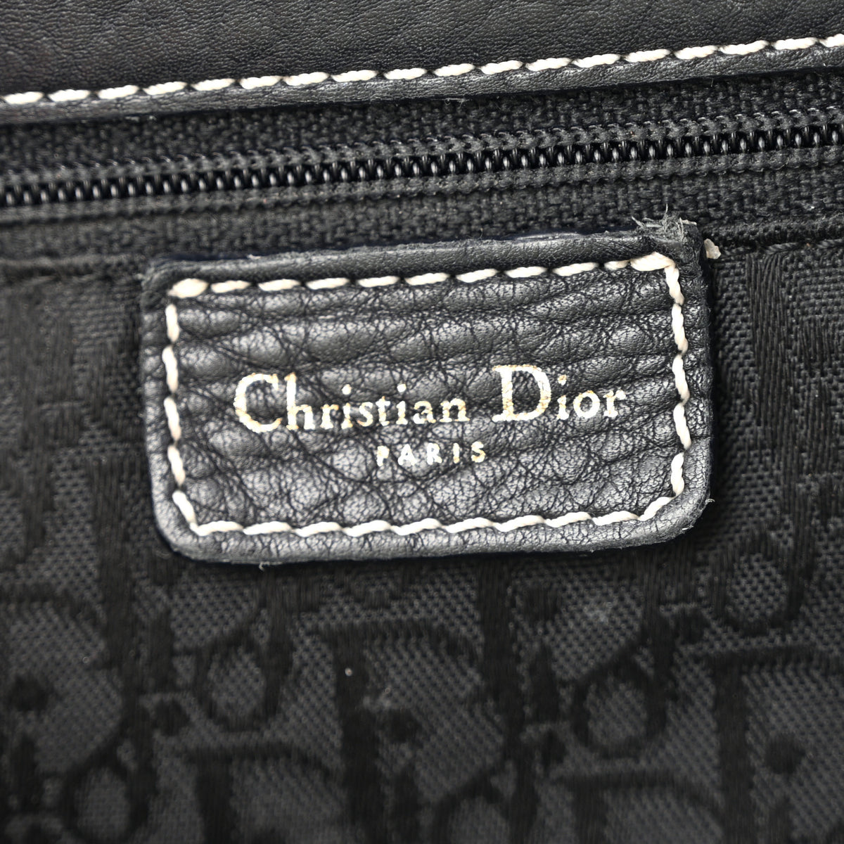 Calfskin Saddle Top Handle Satchel Black