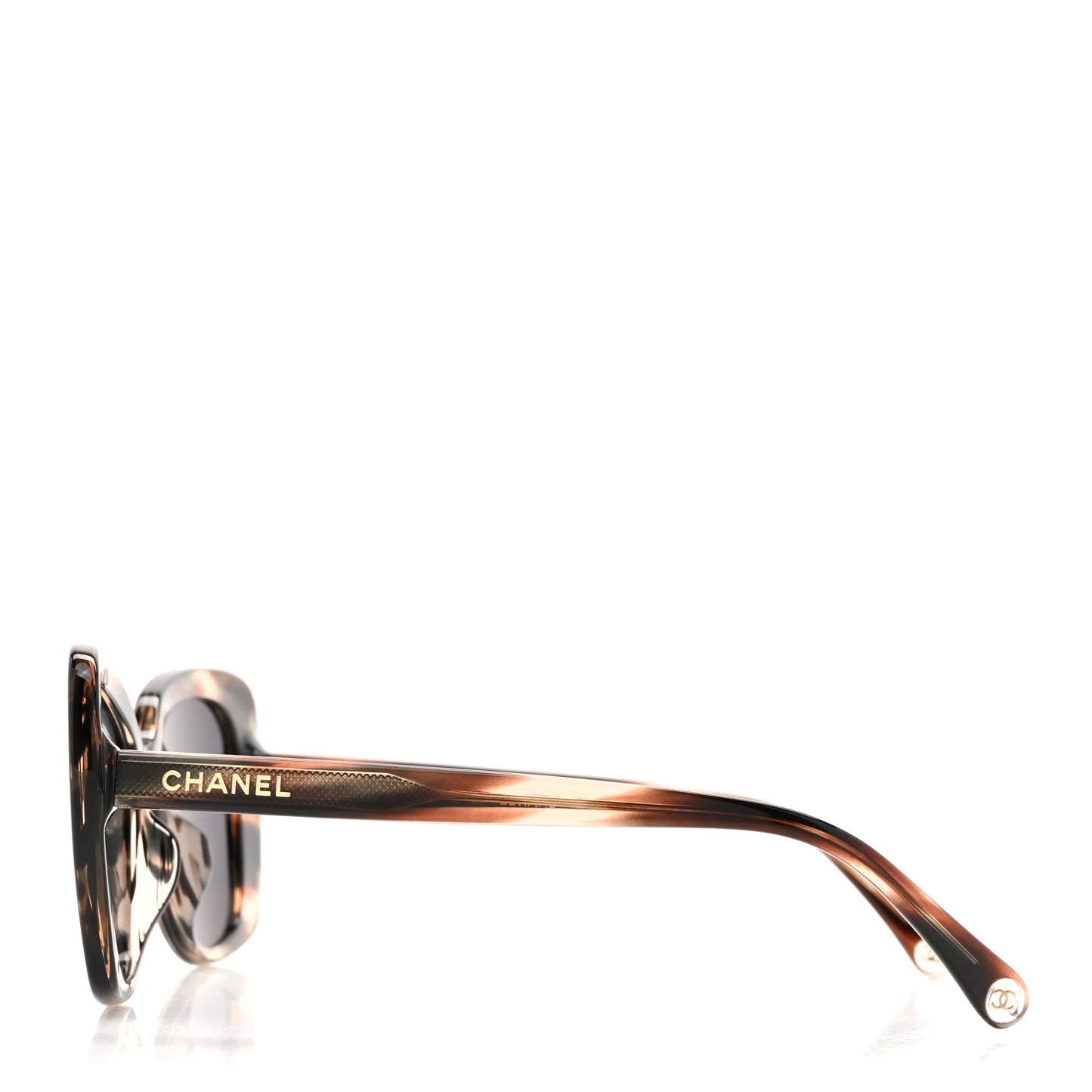 Acetate Rectangle Sunglasses 5504A Brown