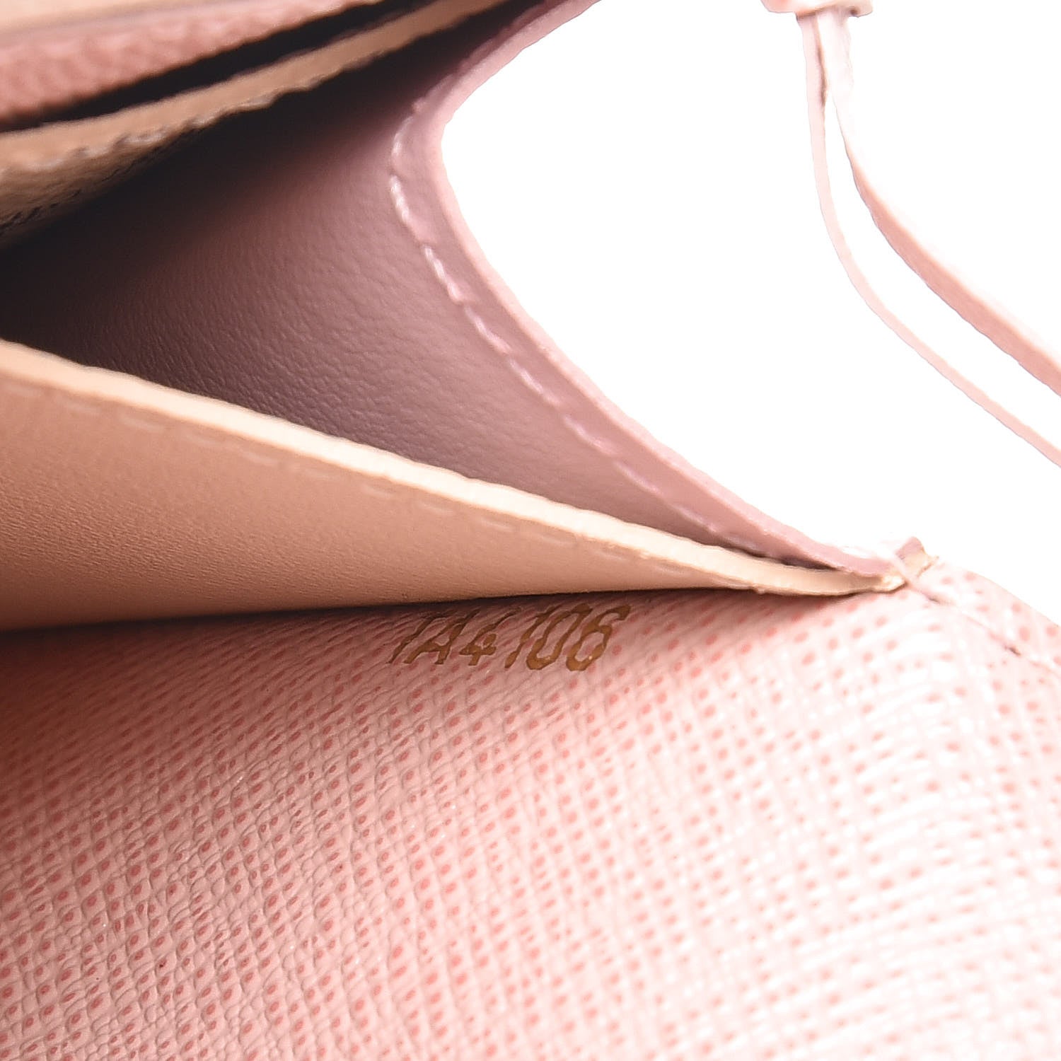 Louis Vuitton Damier Azur Emilie Wallet Rose Ballerine 7 of 8