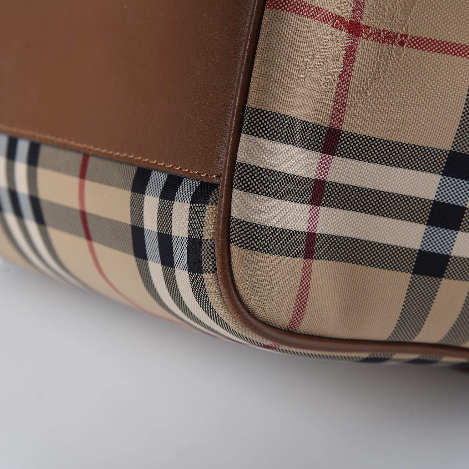 Burberry Horseferry Check Diaper Bag Tote Tan 12 of 12