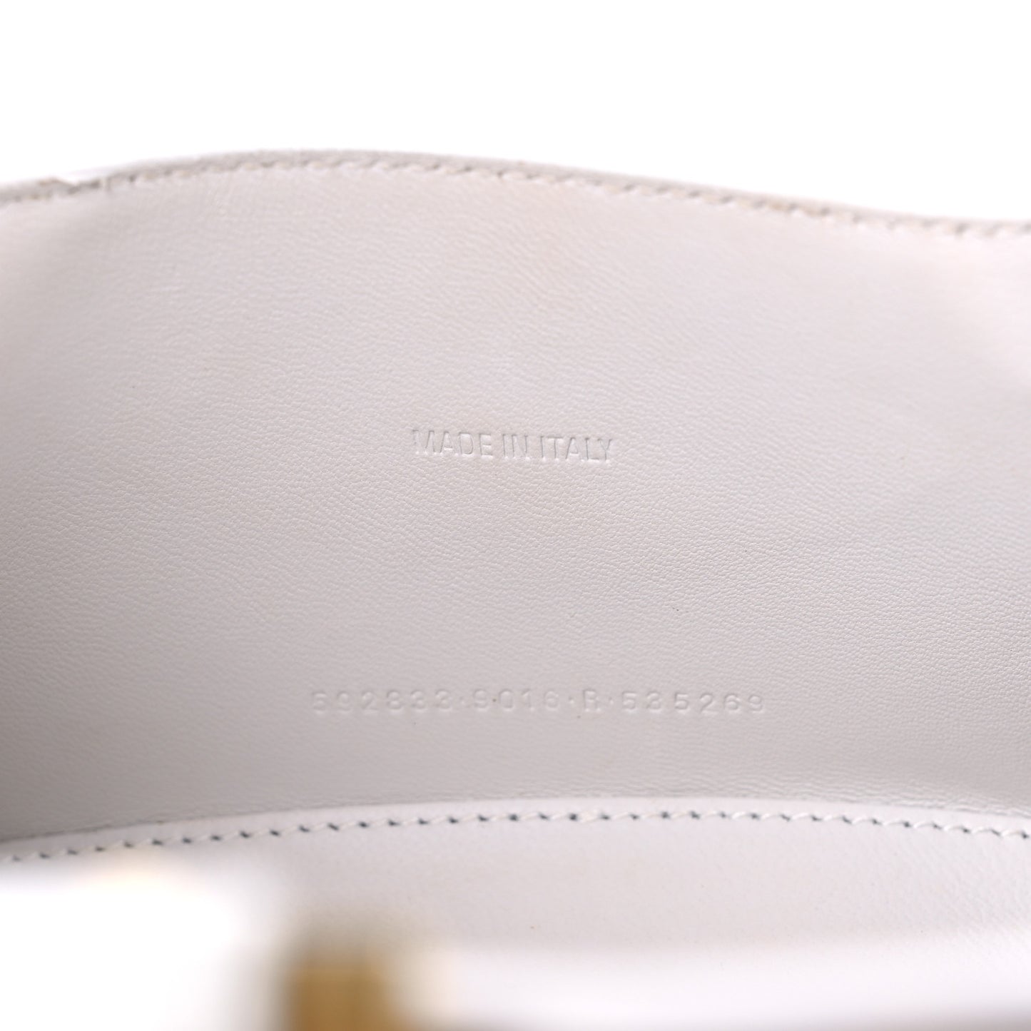 Shiny Calfskin Crocodile Embossed Hourglass Top Handle Bag XS White