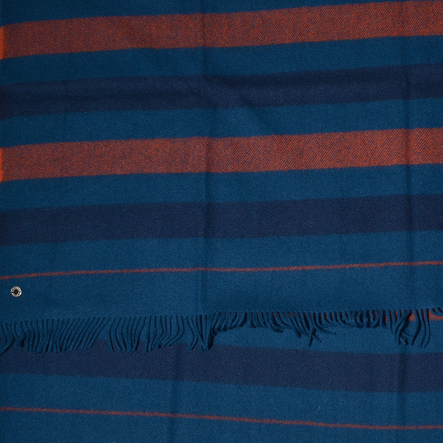 Hermes Wool Rocabar Blanket Bleu De Prusse 1 of 7