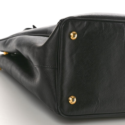 Prada Saffiano Lux Large Galleria Double Zip Tote Black 9 of 11