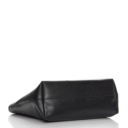 Fendi Vitello Elite Cuoio Monster Buggies Medium Roll Tote Black Multicolor Blue Cobalto 4 of 14