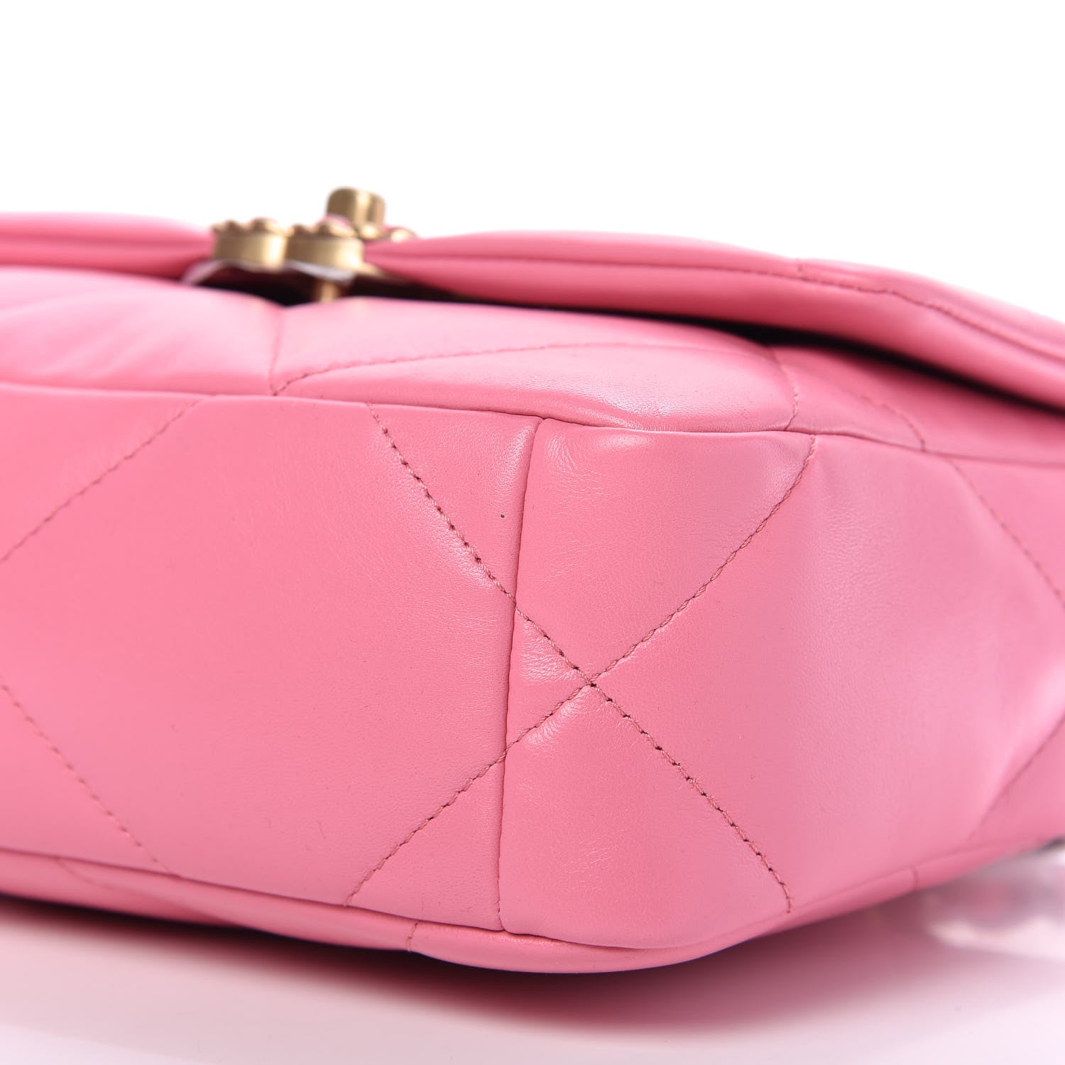 Chanel Lambskin Quilted Medium Chanel 19 Flap Pink 7 of 11