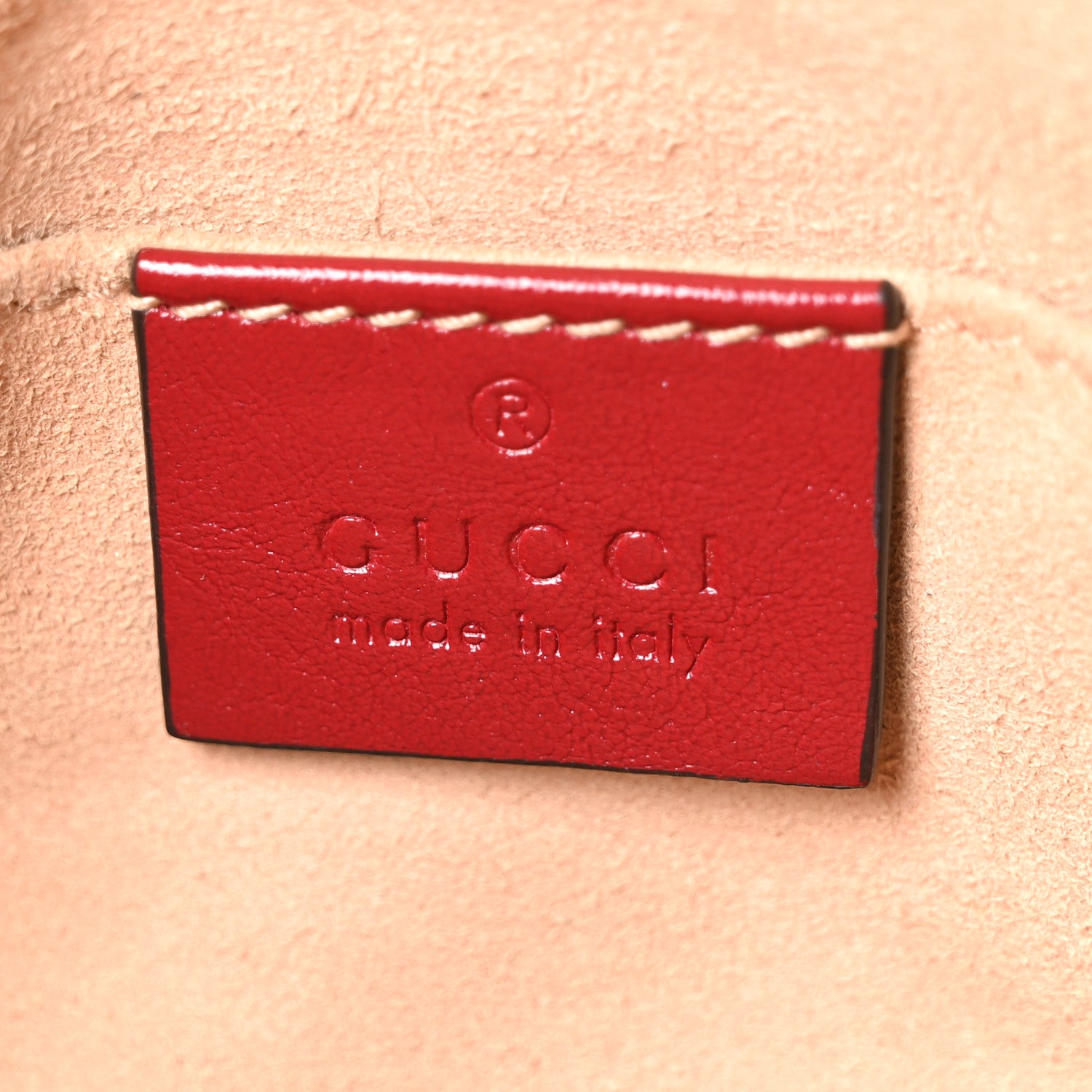 Gucci Monogram Azalea Calfskin Matelasse Diagonal Small GG Marmont Chain Shoulder Bag Beige Ebony New Cherry Red 6 of 11