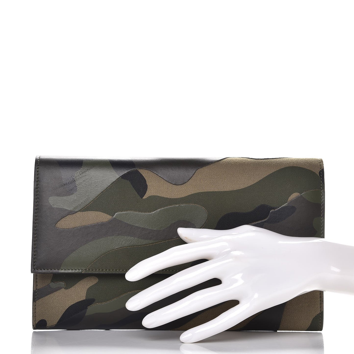Nappa Canvas Camouflage Travel Wallet Multicolor
