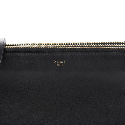 Celine Lambskin Small Trio Crossbody Bag Black 10 of 10