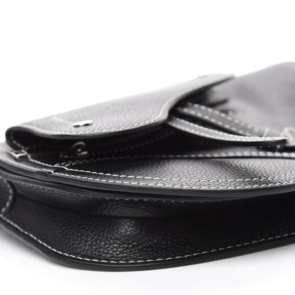 Christian Dior X KAWS Grained Calfskin Saddle Pouch Black 5 of 8