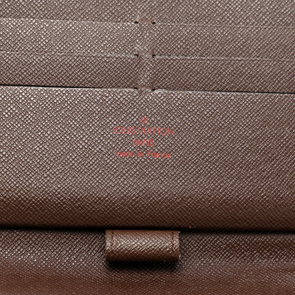 Louis Vuitton Damier Ebene Zippy Organizer Wallet 6 of 10