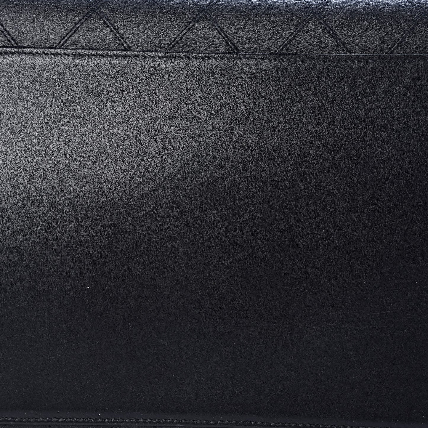 Calfskin Stitched XL Weekender Black