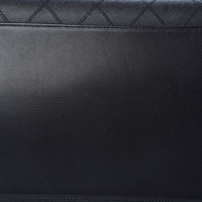 Chanel Calfskin Stitched XL Weekender Black 14 of 14