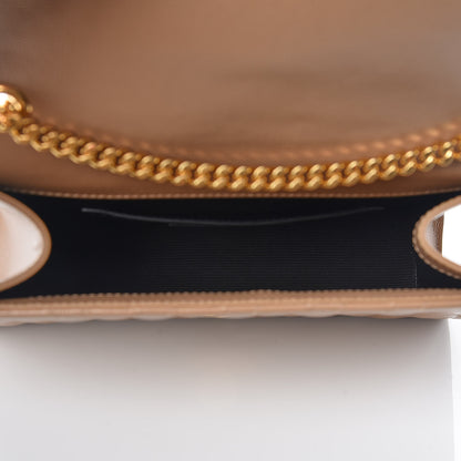 Saint Laurent Grain De Poudre Textured Mixed Matelasse Triquilt Small Monogram Satchel Cork 7 of 8