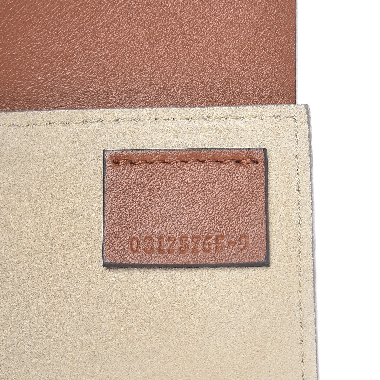 Suede Calfskin Medium Faye Shoulder Bag Tobacco