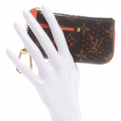 Louis Vuitton Monogram Perforated Key Pouch Orange 2 of 8