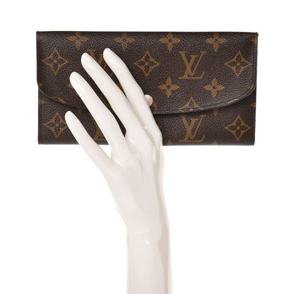 Louis Vuitton Monogram Emilie Wallet Rose Nacre 2 of 6