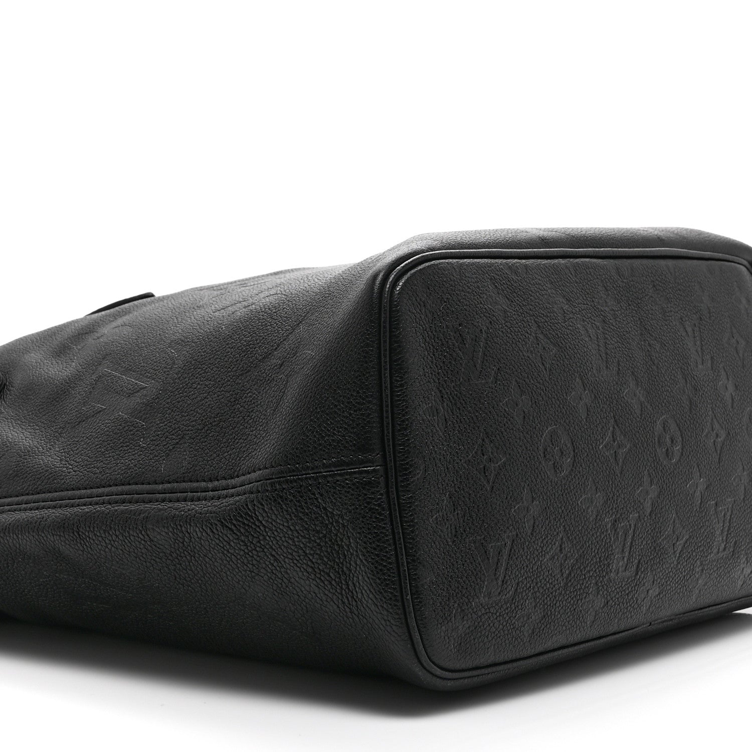 Louis Vuitton Empreinte Monogram Giant Neverfull MM Black 8 of 9