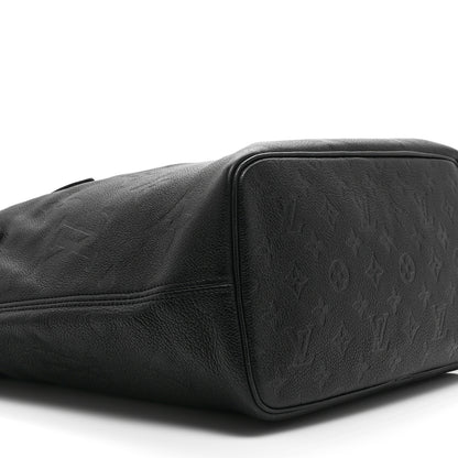Louis Vuitton Empreinte Monogram Giant Neverfull MM Black 8 of 9