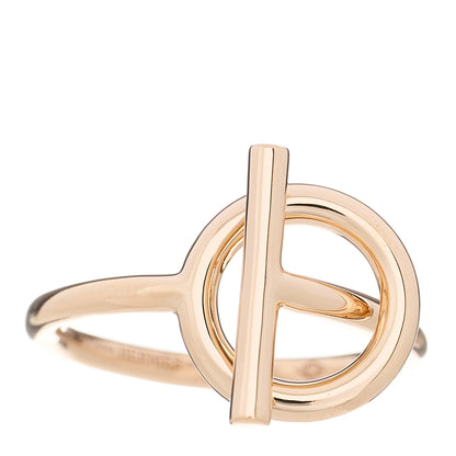 Hermes 18K Rose Gold PM Echappee Ring 52 6 1 of 4