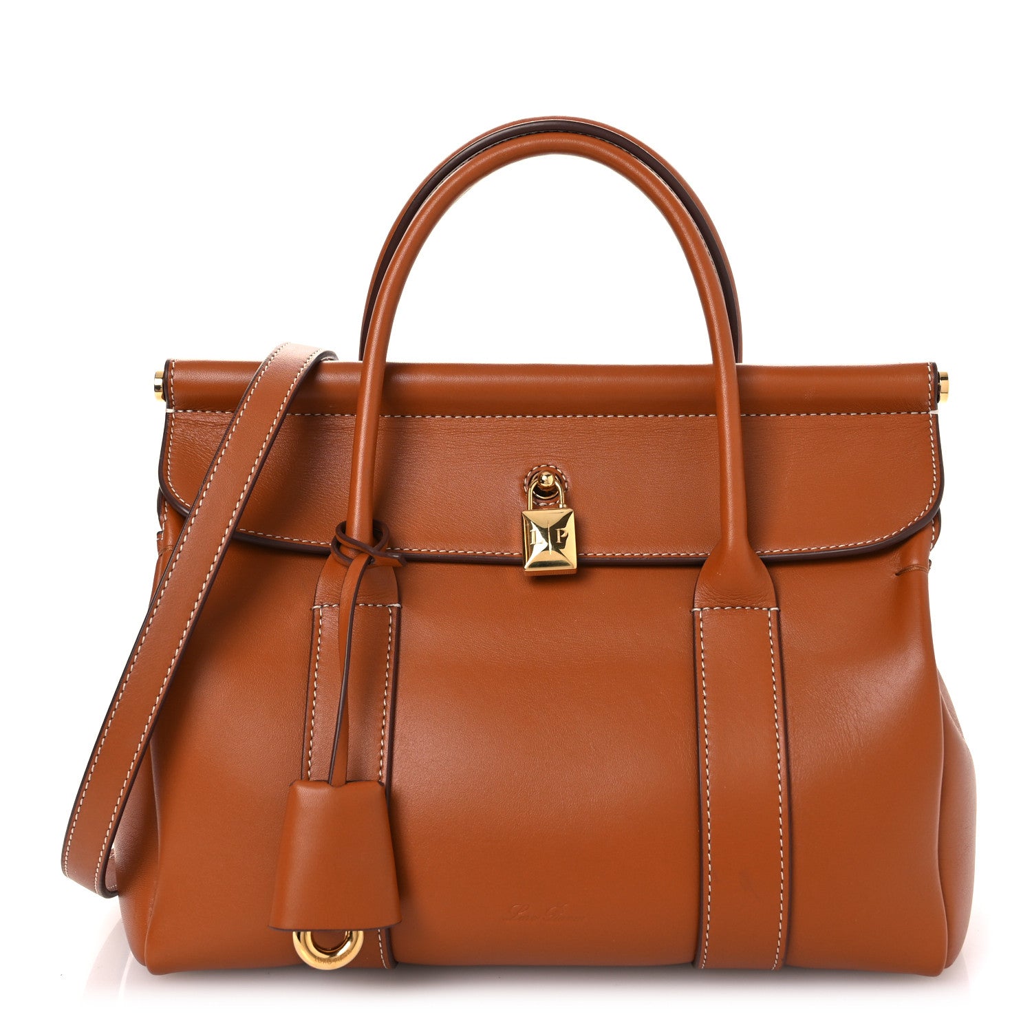 Loro Piana Calfskin L25 Loom Bag Warm Tan 1 of 13