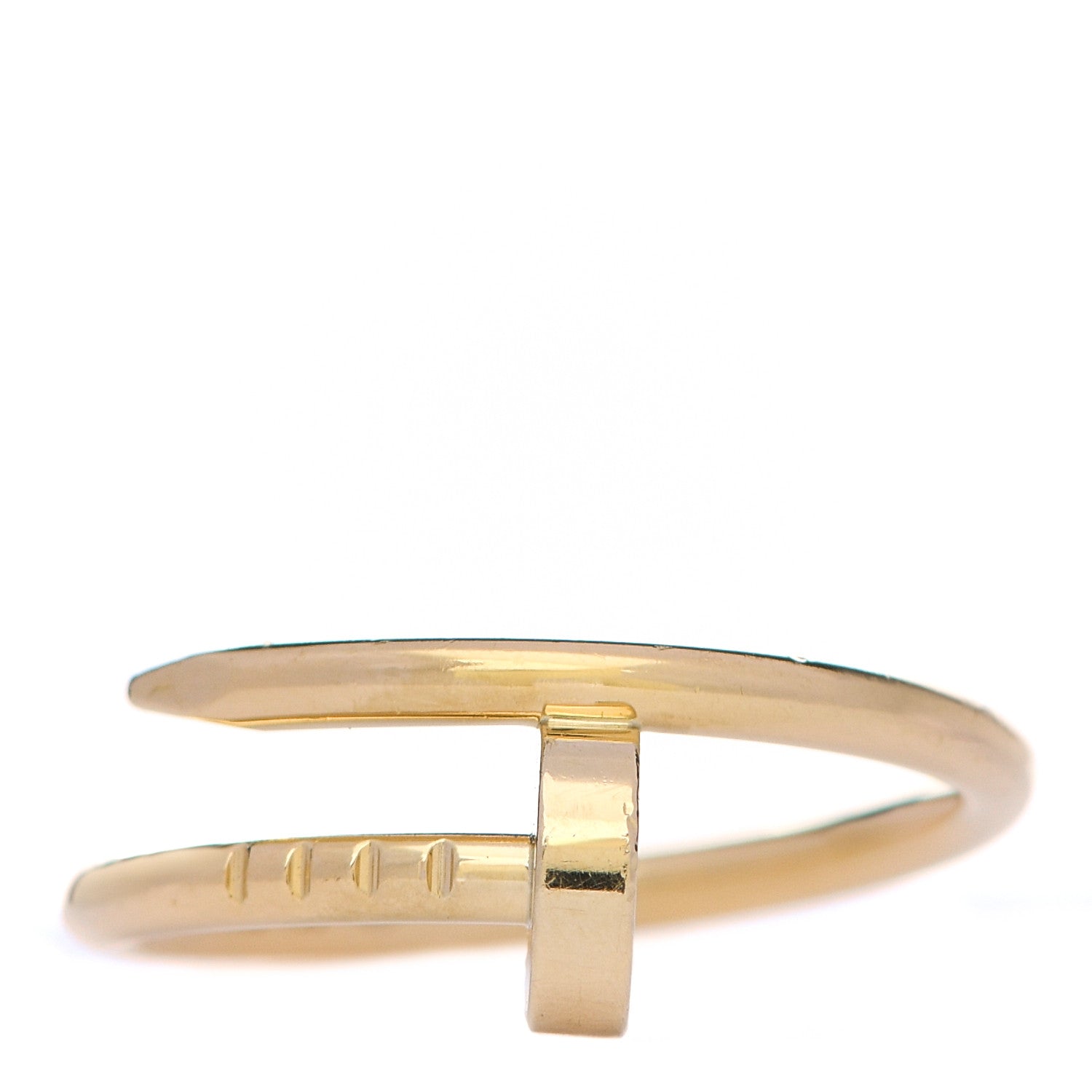 Cartier 18K Yellow Gold Small Juste Un Clou Ring 47 4 1 of 6