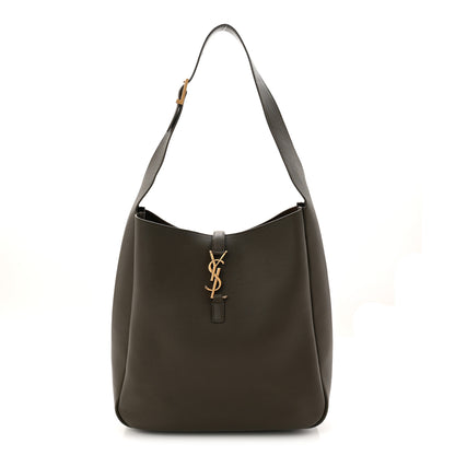 Saint Laurent Smooth Calfskin Large Le 5 A 7 Soft Hobo Light Musk 1 of 10