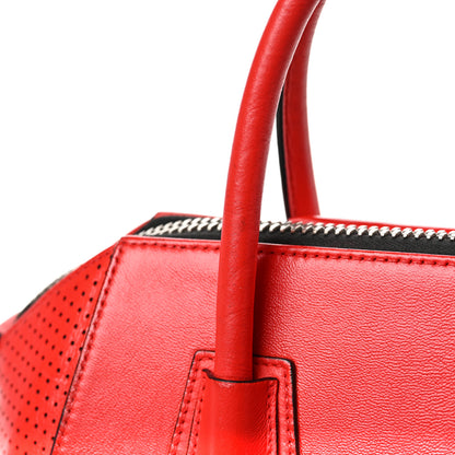 Givenchy Lambskin Perforated Small Antigona Pop Red 13 of 14