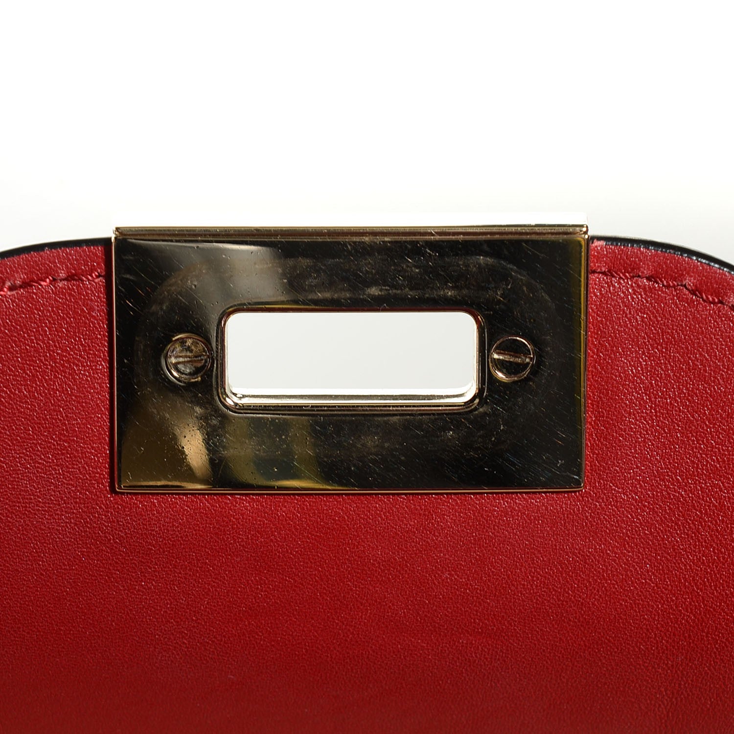 Valentino Garavani Vitello Medium Rockstud Tote Rosso Valentino 8 of 9