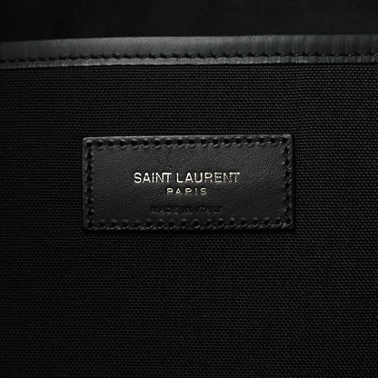 Saint Laurent Nylon City Palm Tree Sunset Print Backpack Blue Multicolor 6 of 10
