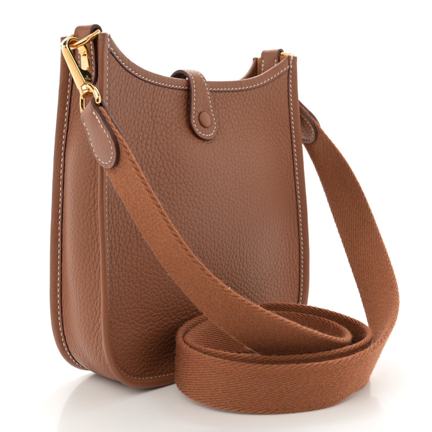 Hermes Taurillon Clemence Evelyne TPM Gold 3 of 11