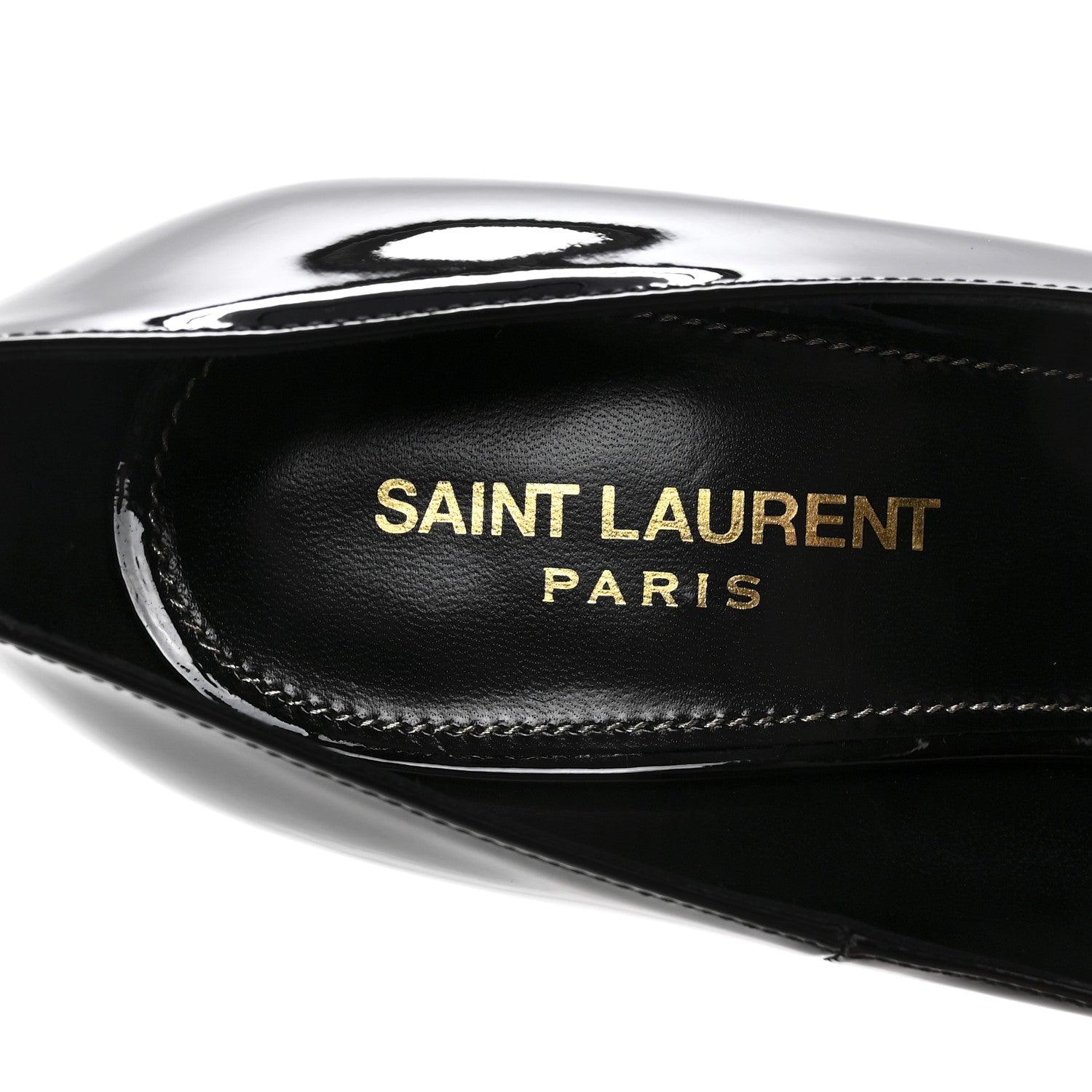 Saint Laurent Patent Opyum 110 Pumps 38 Black 8 of 10