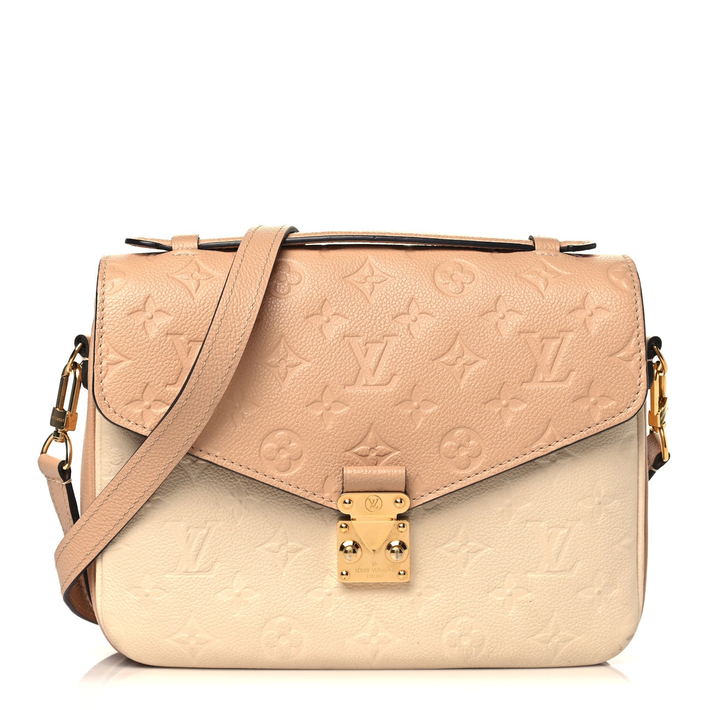 Empreinte Pochette Metis Beige Rose Creme