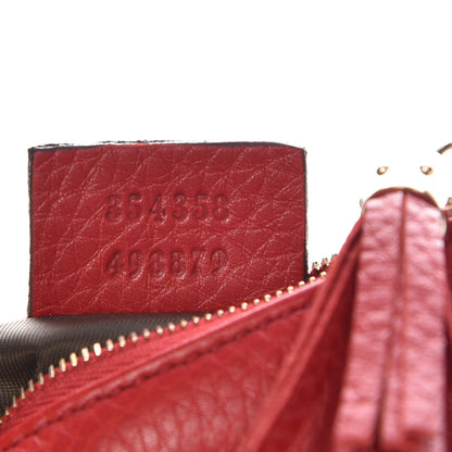 Gucci Pebbled Calfskin Soho Key Case Red 7 of 8