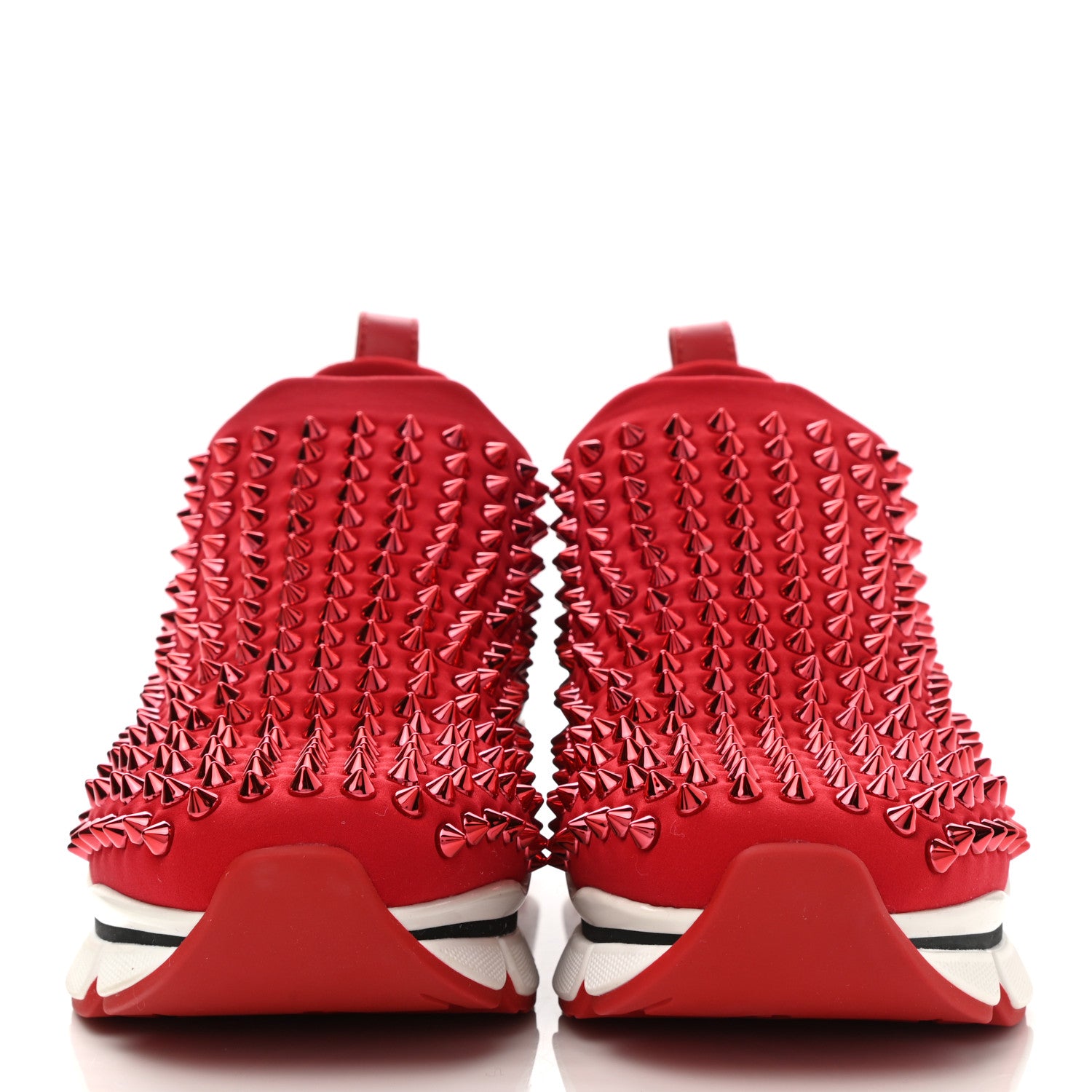 Christian Louboutin Neoprene Spike Sock Donna Flat Sneakers 36.5 Loubi 2 of 8