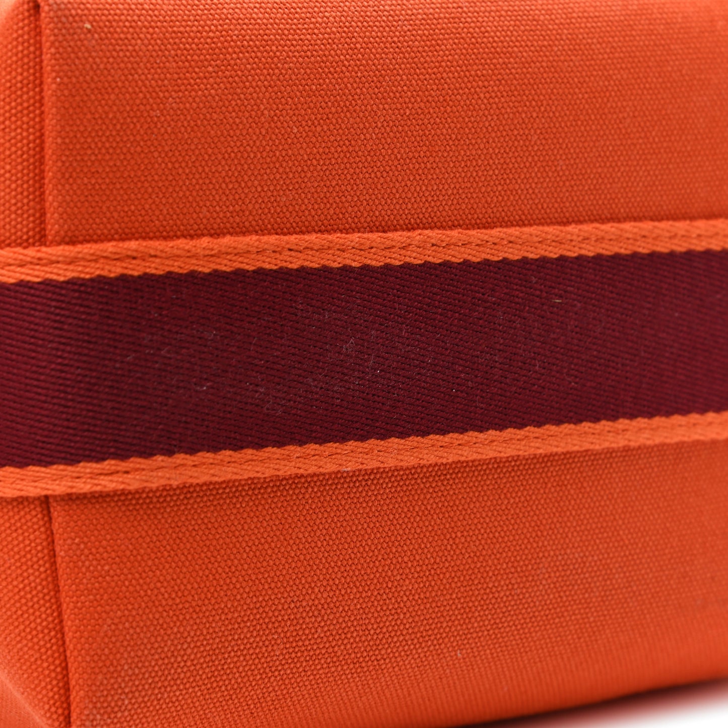 Canvas Small Bride-A-Brac Pouch Orange Burgundy