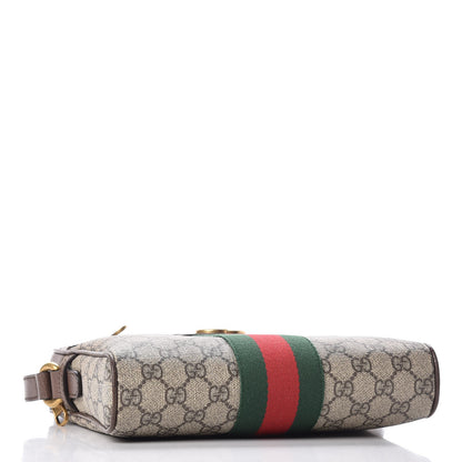 Gucci GG Supreme Monogram Web Small Ophidia Messenger Bag Brown 4 of 7