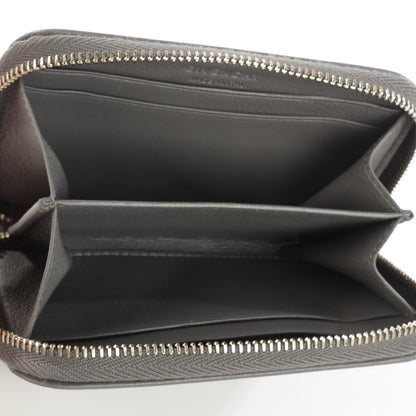 Givenchy Lambskin Shark Lock Zip Around Compact Wallet Grey 5 of 7