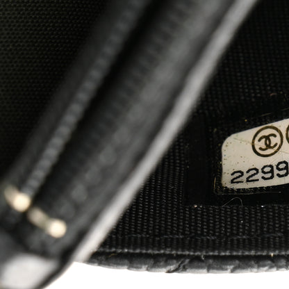 Chanel Caviar Quilted Boy Wallet On Chain WOC Black 8 of 12