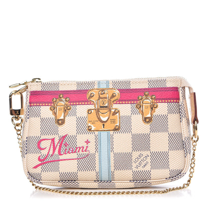 Louis Vuitton Damier Azur Summer Trunks Miami Mini Pochette Accessories 1 of 7