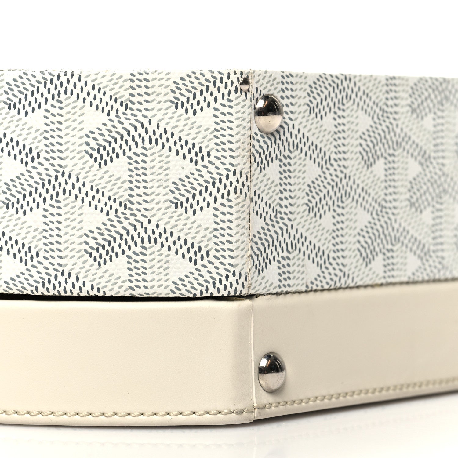 Goyard Goyardine Alto Hatbox White 8 of 10