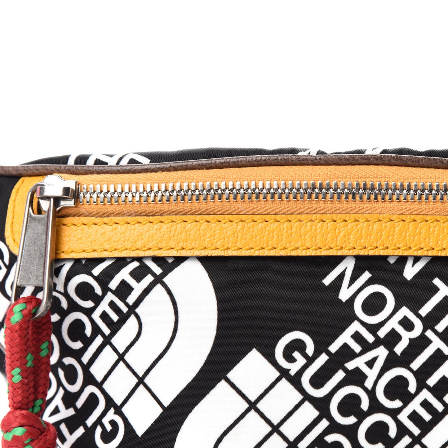 X THE NORTH FACE Econyl Nylon Belt Bag Black Ivory Crop